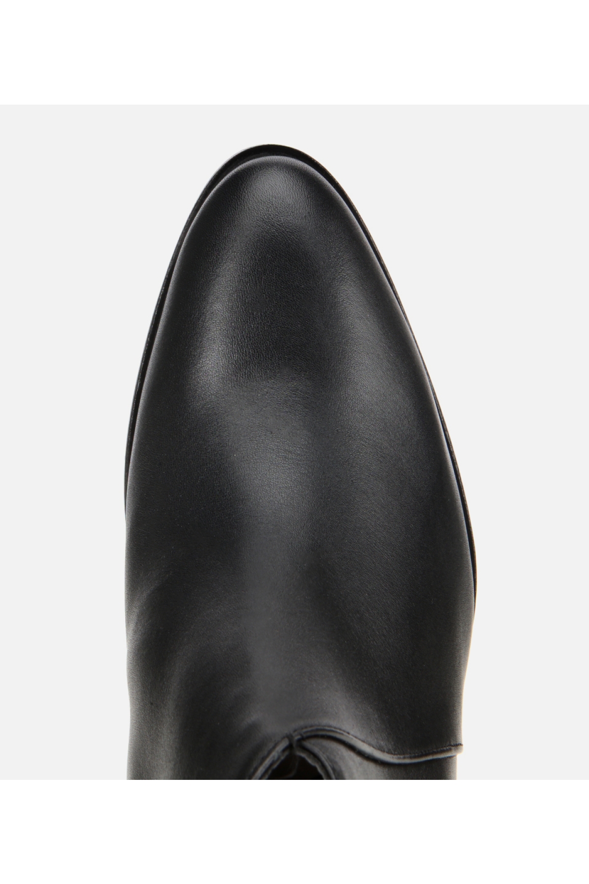Kadın Deri Siyah Yumuşak Bilekte Topuklu Bot - Görsel 5
