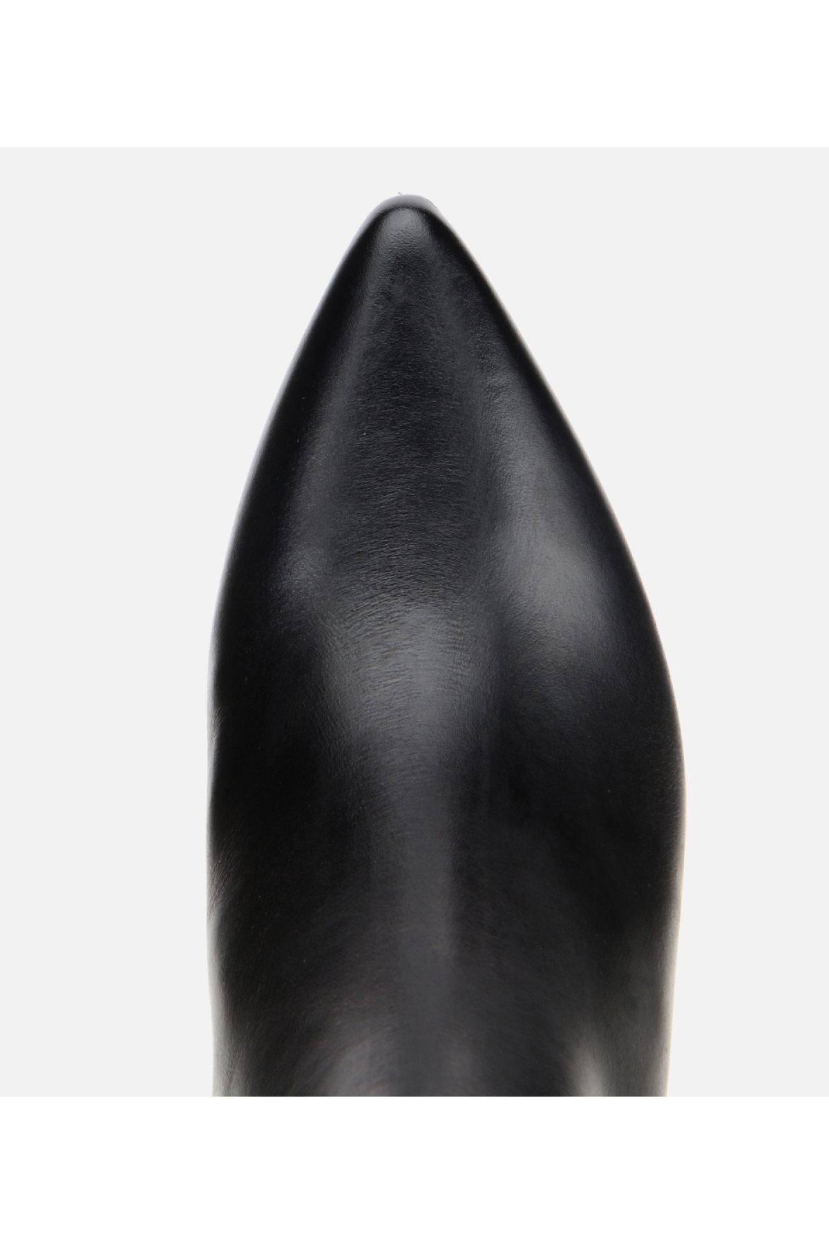 Kadın Deri Siyah Yarım Topuklu Bot - Görsel 5