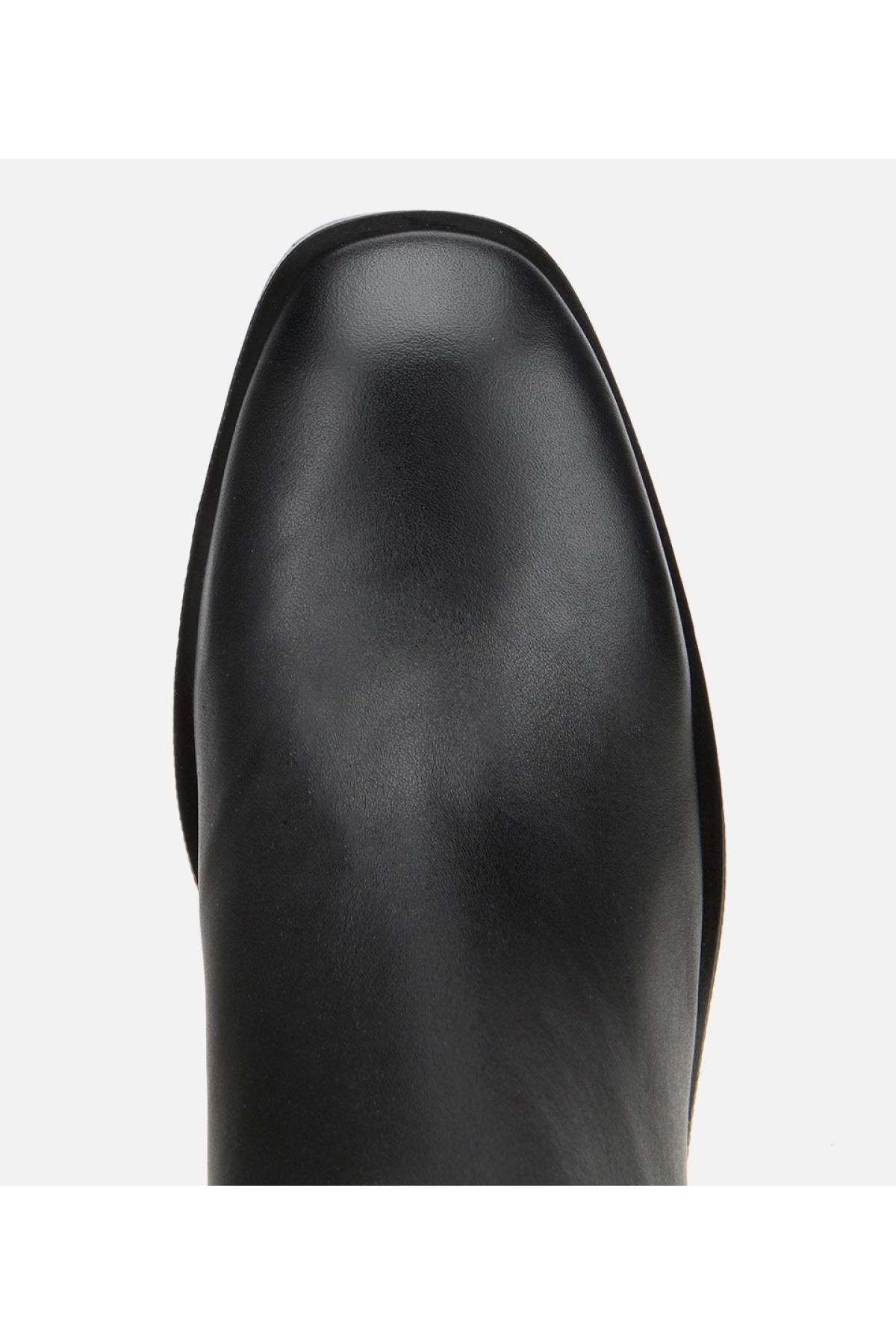 Kadın Deri Siyah Bilekte Topuklu Bot - Görsel 5