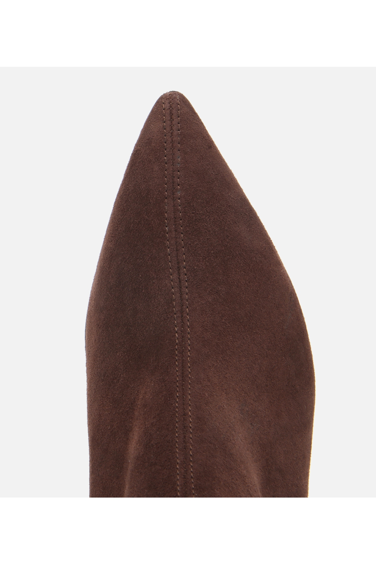 Hotiç Hotiç Kadın Süet Deri Kahverengi Dikiş Detaylı Sivri Kısa Topuklu Bot Flo'da! Kahverengi - 6. görsel