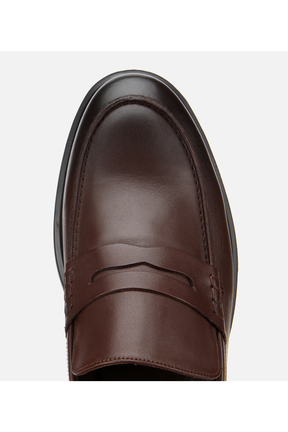 Erkek Deri Kahverengi Yumuşak Dokulu Klasik Loafer - Görsel 5