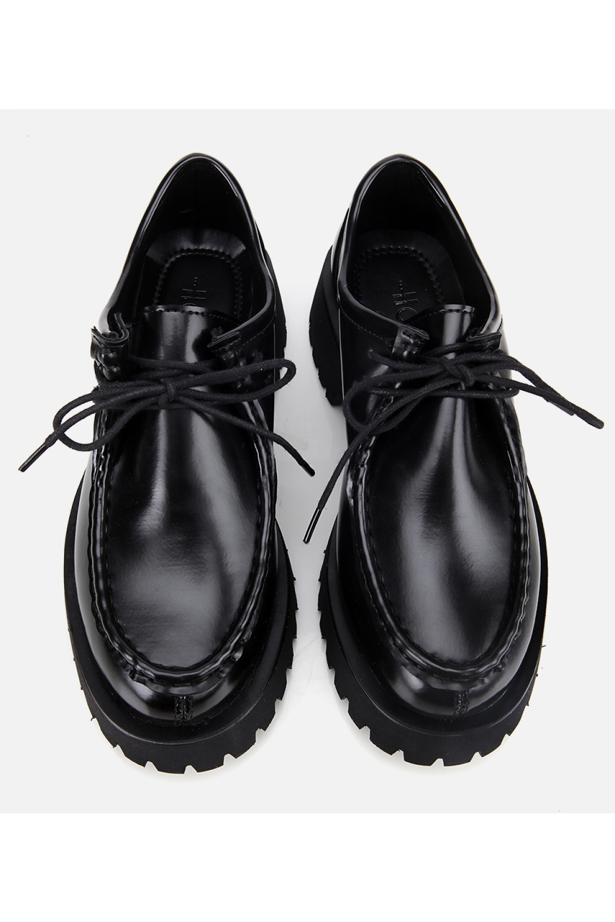 Kadın Siyah Dikiş Burunlu Kalın Tabanlı Günlük Loafer - Görsel 6