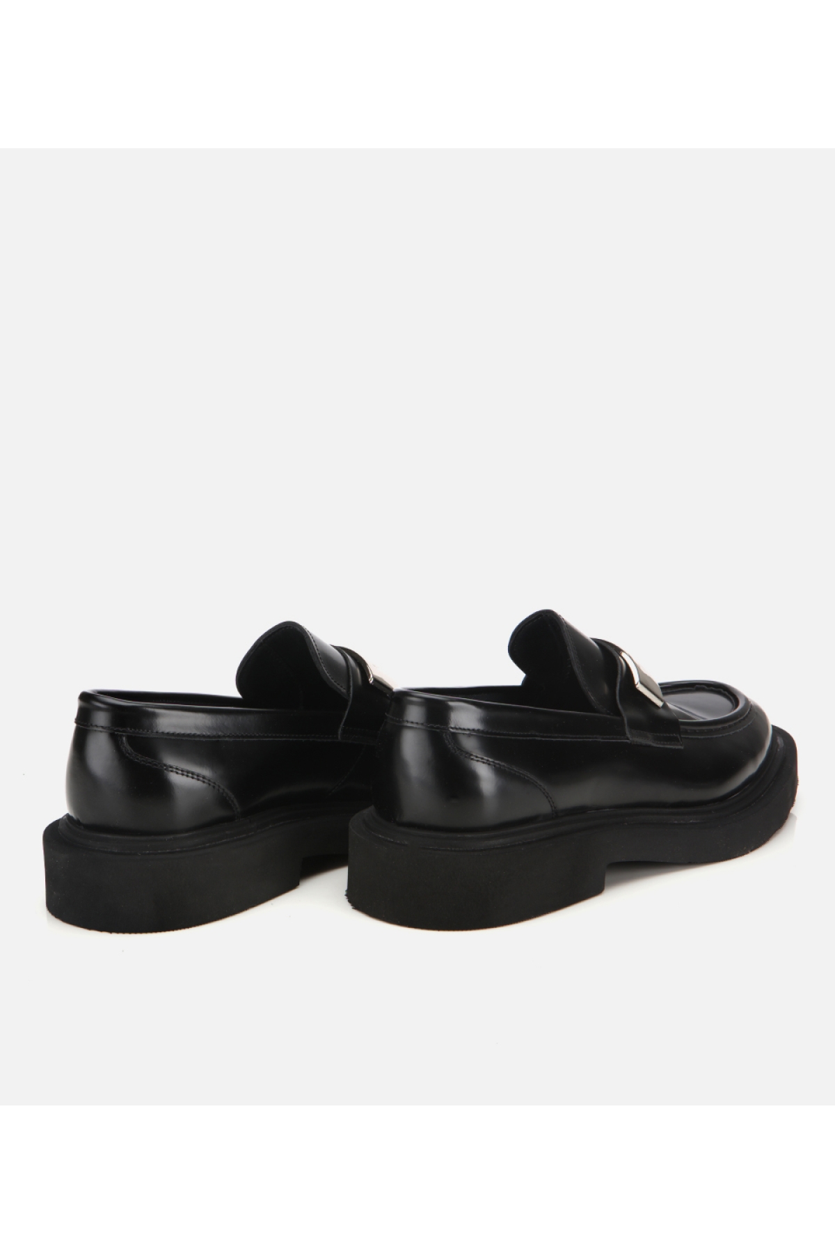 Erkek Açma Deri Metal Tokalı Hafif Tabanlı Klasik Loafer - Görsel 4