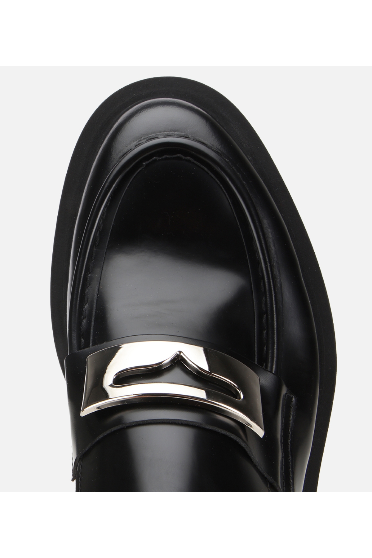 Erkek Açma Deri Metal Tokalı Hafif Tabanlı Klasik Loafer - Görsel 5