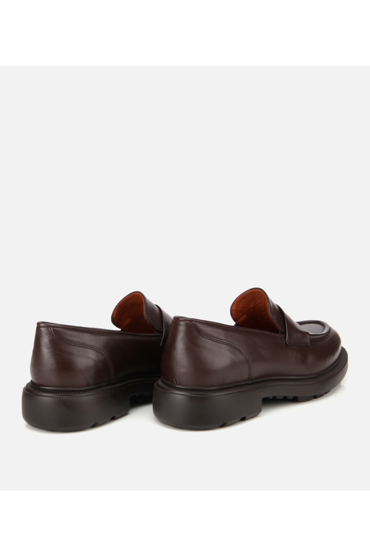 Erkek Deri Kahverengi Yumuşak Dokulu Klasik Loafer - Görsel 4