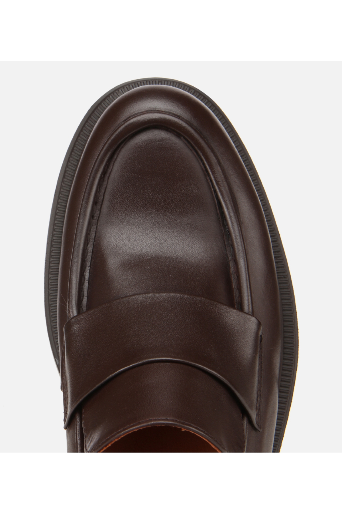 Erkek Deri Kahverengi Yumuşak Dokulu Klasik Loafer - Görsel 5