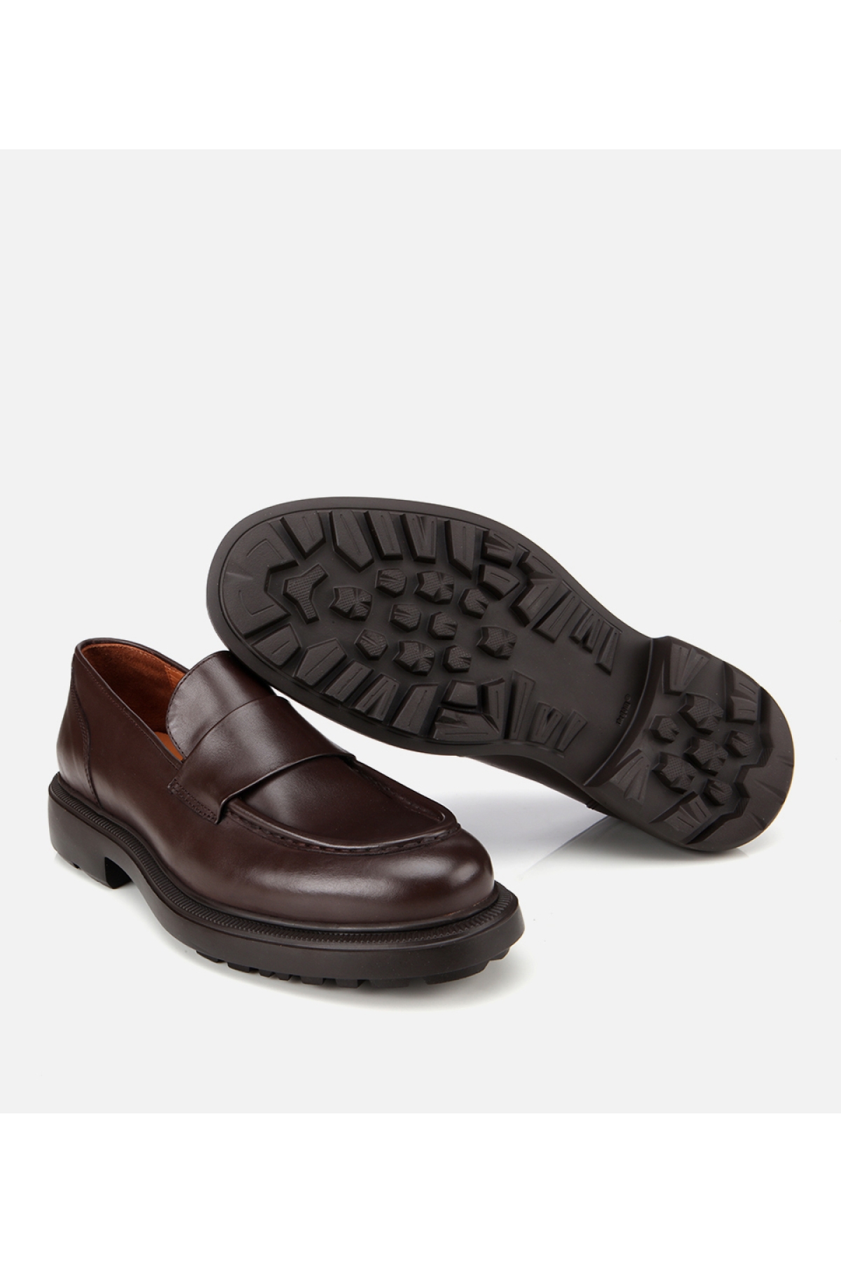 Erkek Deri Kahverengi Yumuşak Dokulu Klasik Loafer - Görsel 6