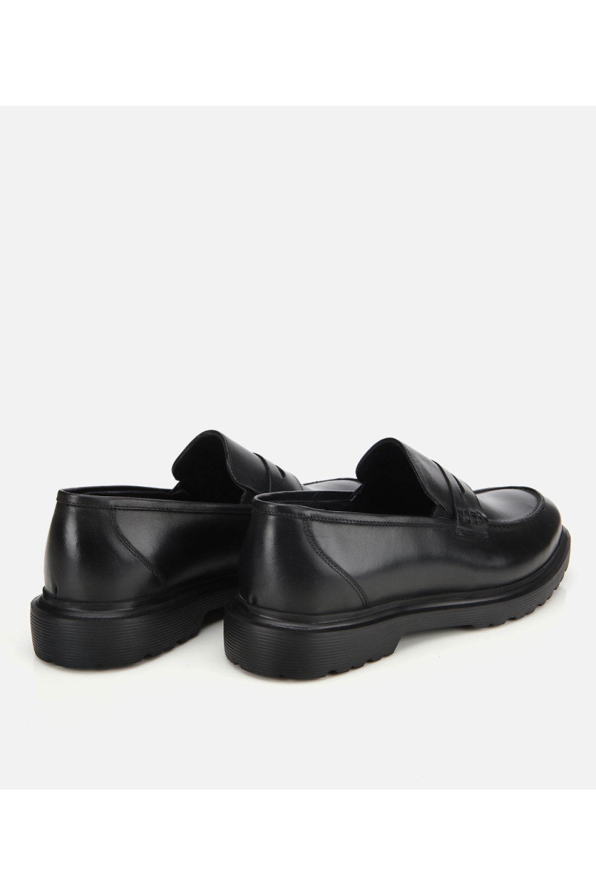 Erkek Deri Siyah Klasik Loafer - Görsel 4