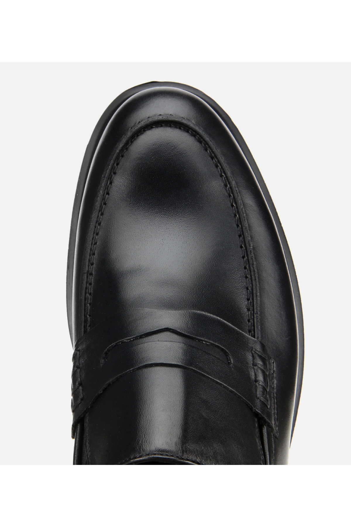 Erkek Deri Siyah Klasik Loafer - Görsel 5