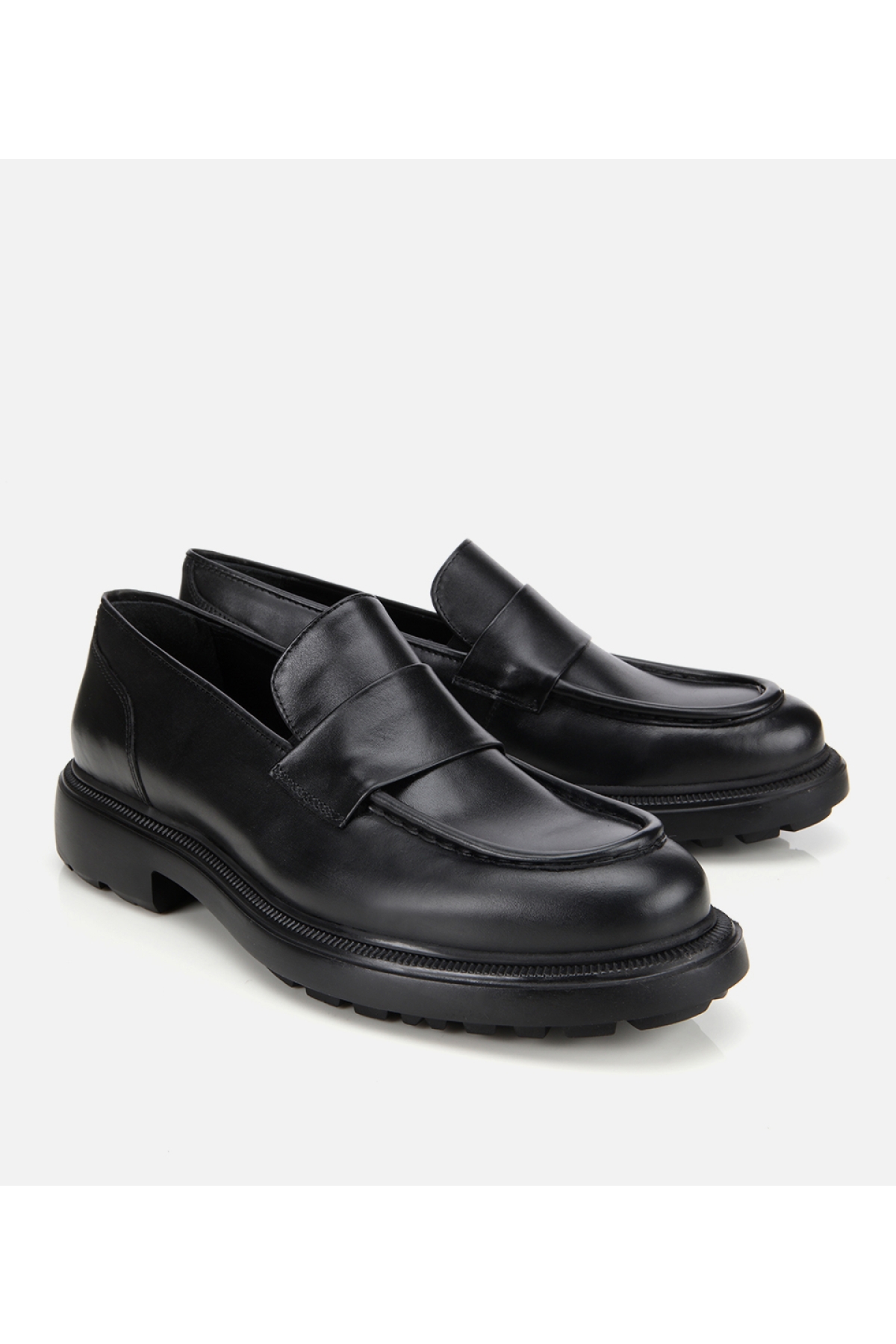 Erkek Deri Siyah Yumuşak Dokulu Klasik Loafer - Görsel 3