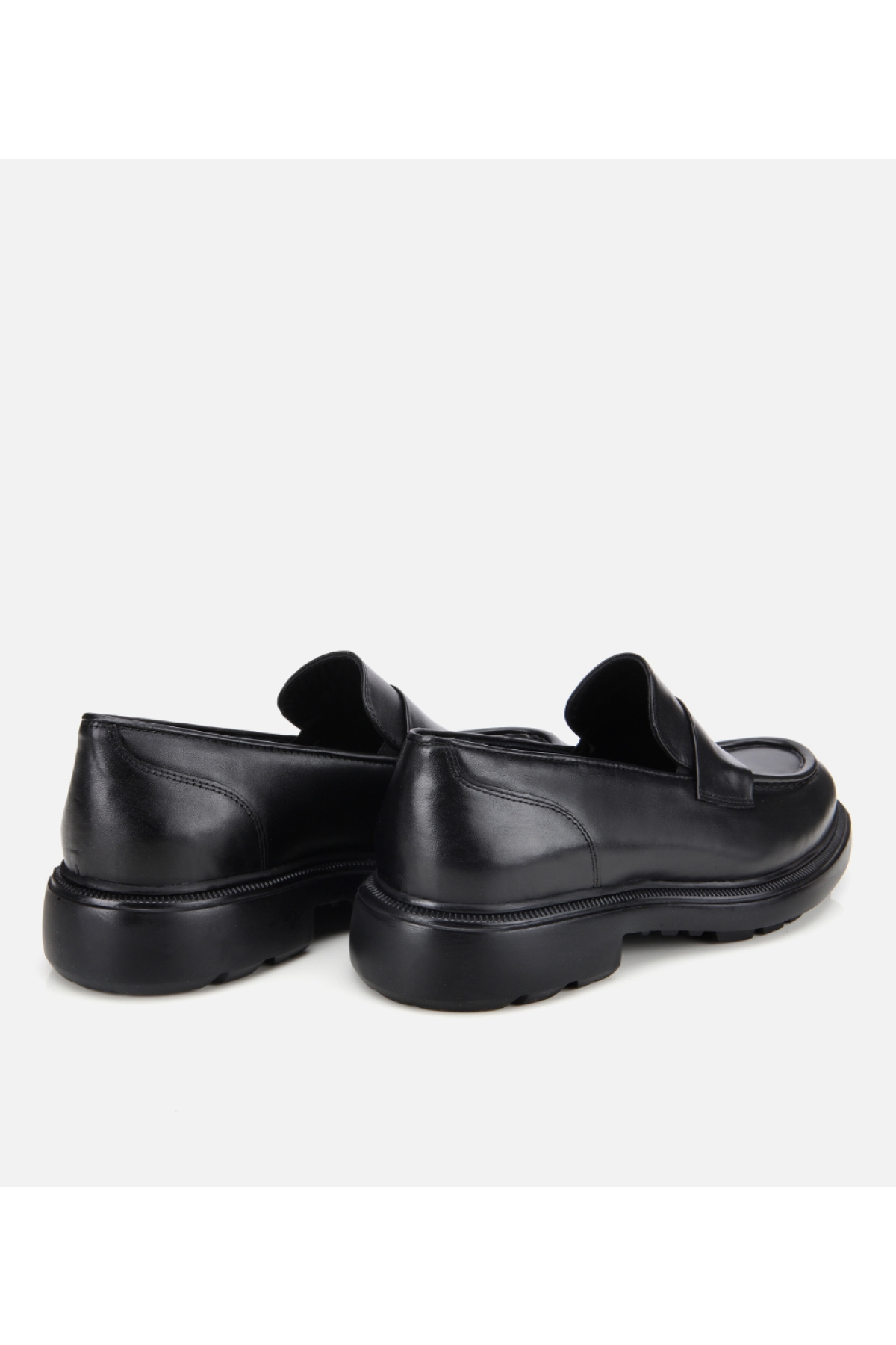 Erkek Deri Siyah Yumuşak Dokulu Klasik Loafer - Görsel 5