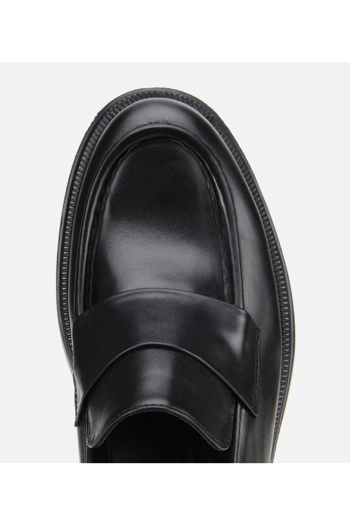 Erkek Deri Siyah Yumuşak Dokulu Klasik Loafer - Görsel 6