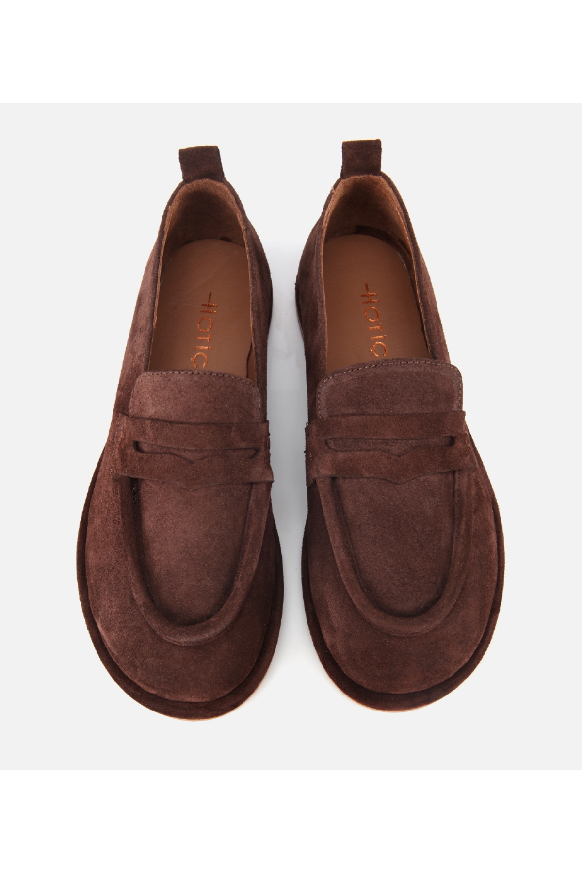 Kadın Deri Kahverengi Yumuşak Dokulu Günlük Loafer - Görsel 7