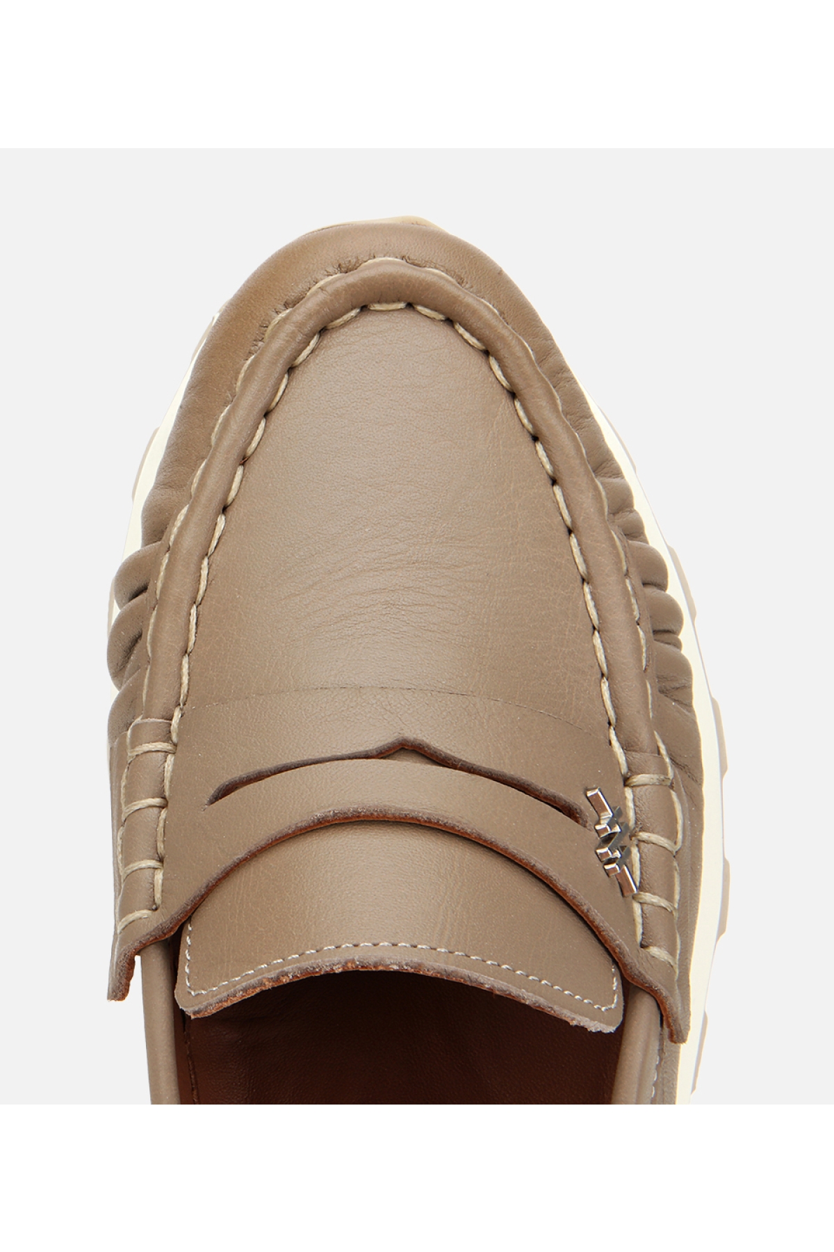 Kadın Deri Vizon Yumuşak Dokulu Günlük Loafer - Görsel 5