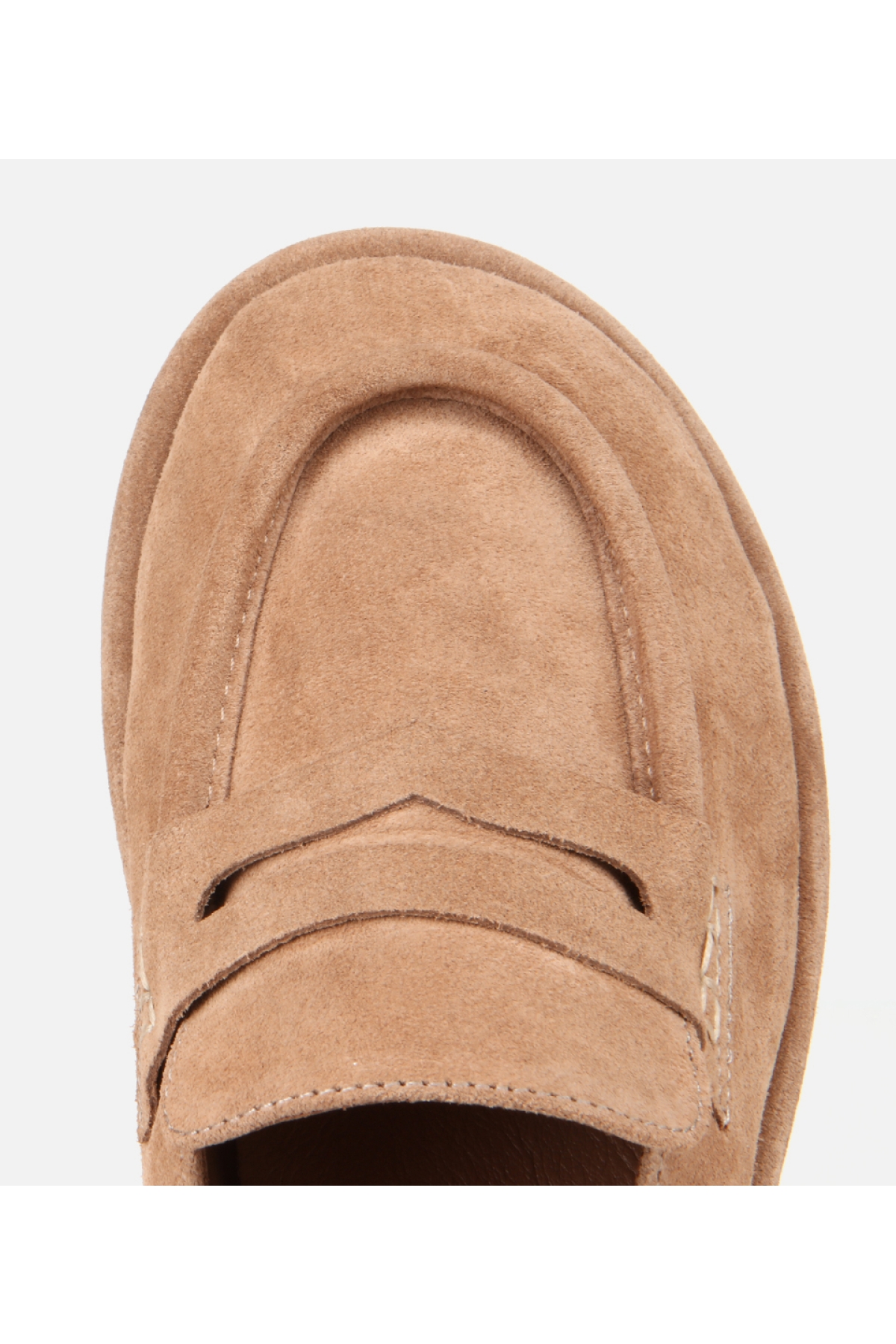 Kadın Deri Bej Yumuşak Dokulu Günlük Loafer - Görsel 6