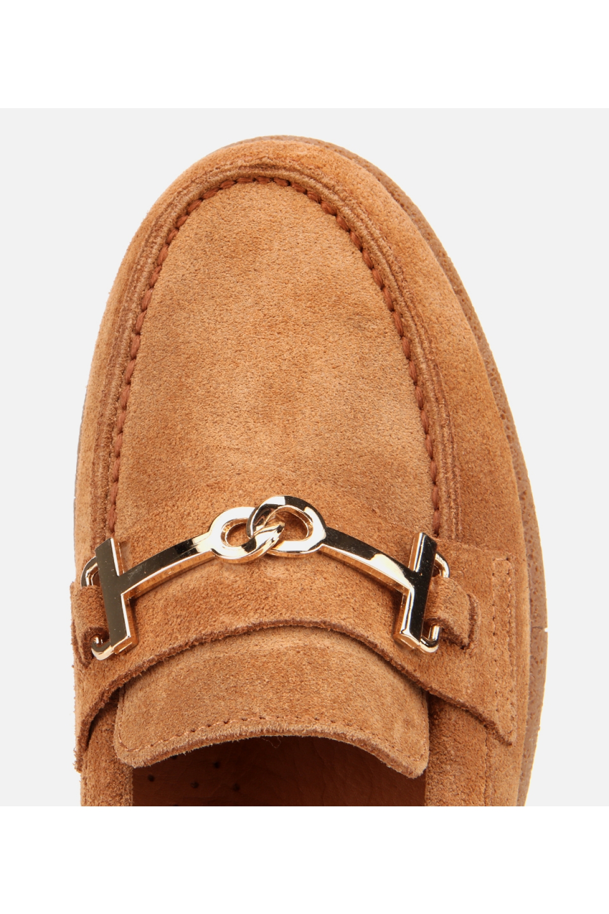 Kadın Süet Deri Taba Yumuşak Tabanlı Comfort Günlük Loafer - Görsel 5