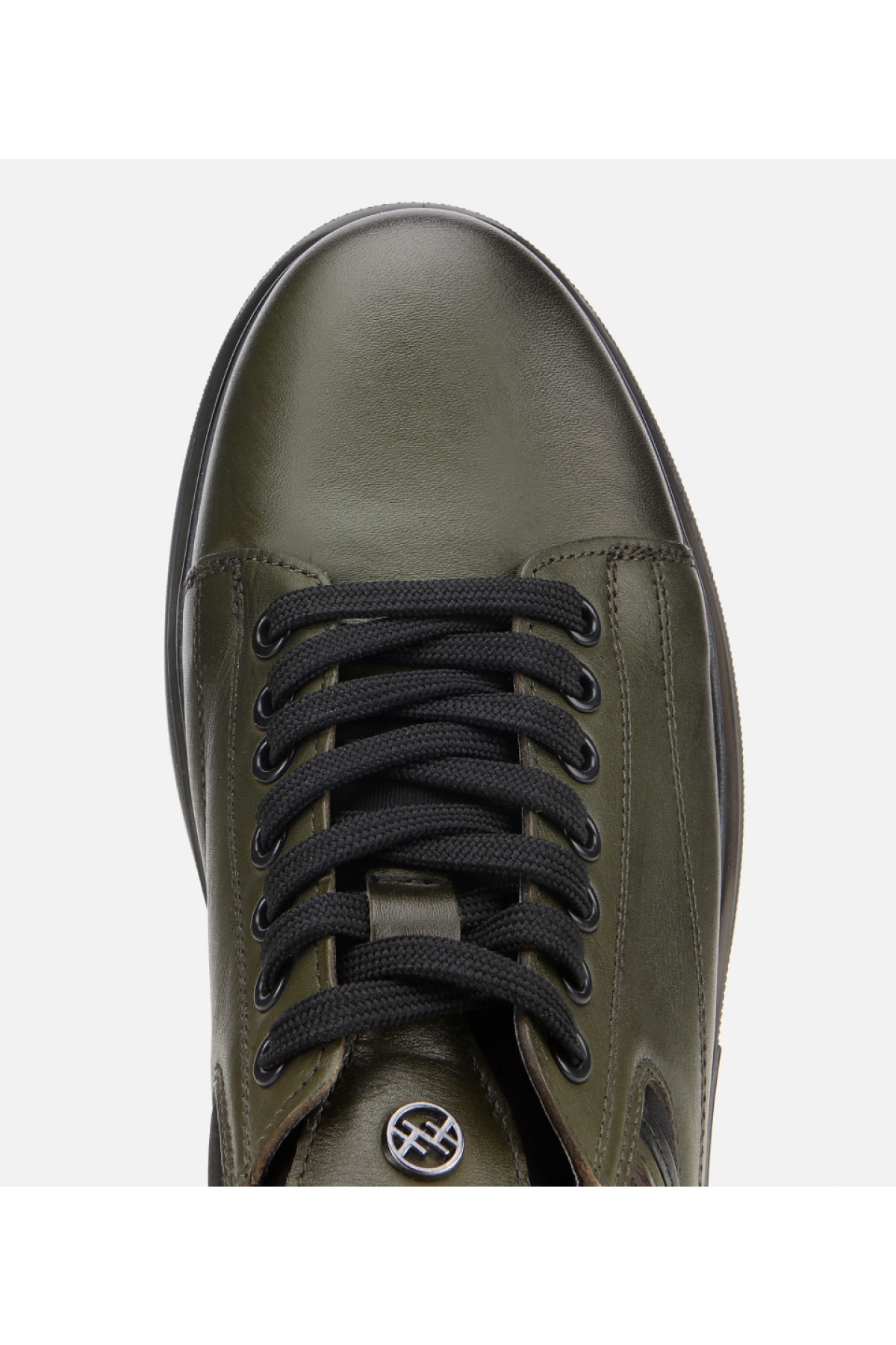 Erkek Deri Haki Yumuşak Dokulu Esnek Tabanlı Spor Ayakkabı - Görsel 5