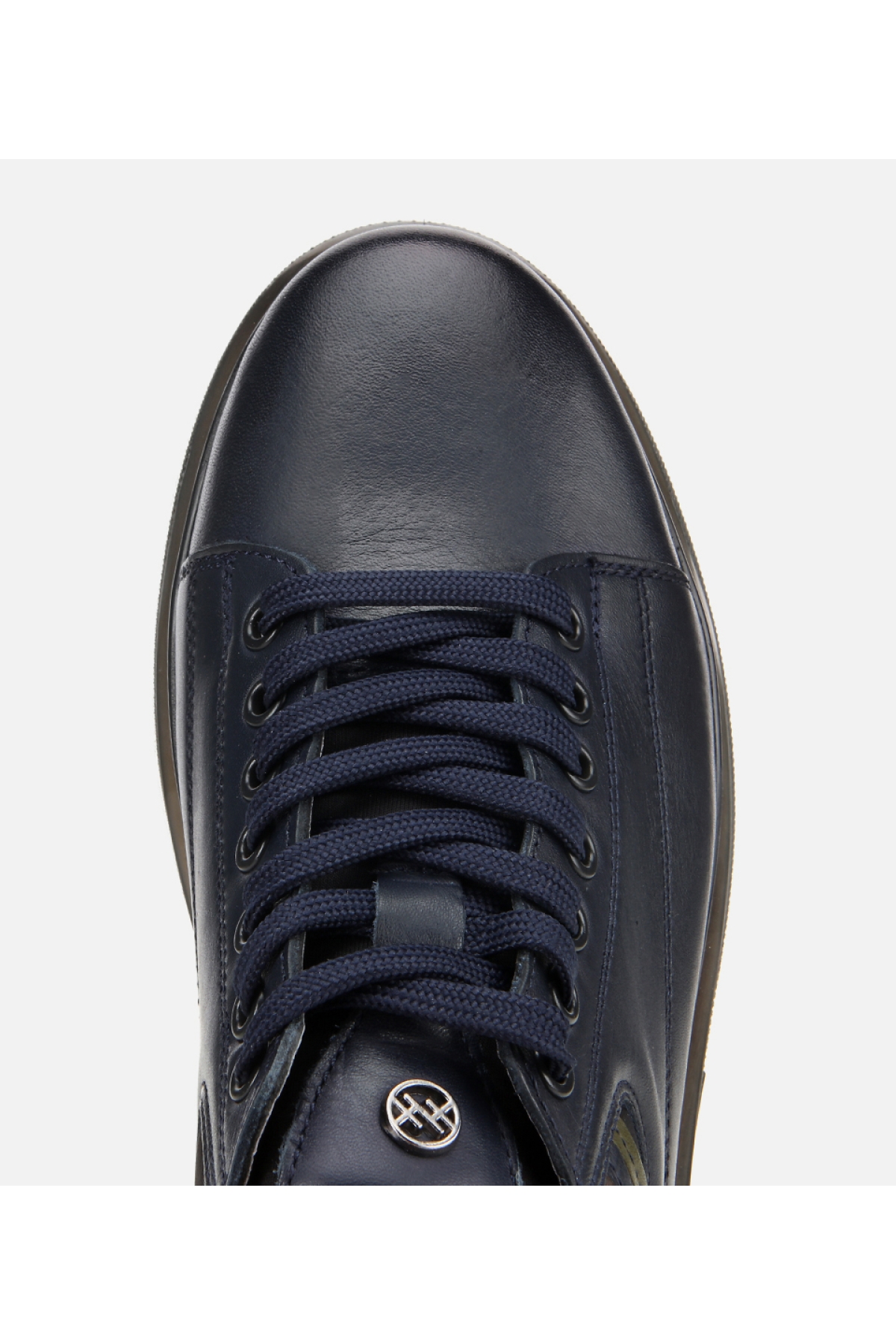Erkek Deri Lacivert Yumuşak Dokulu Esnek Tabanlı Spor Ayakkabı - Görsel 5