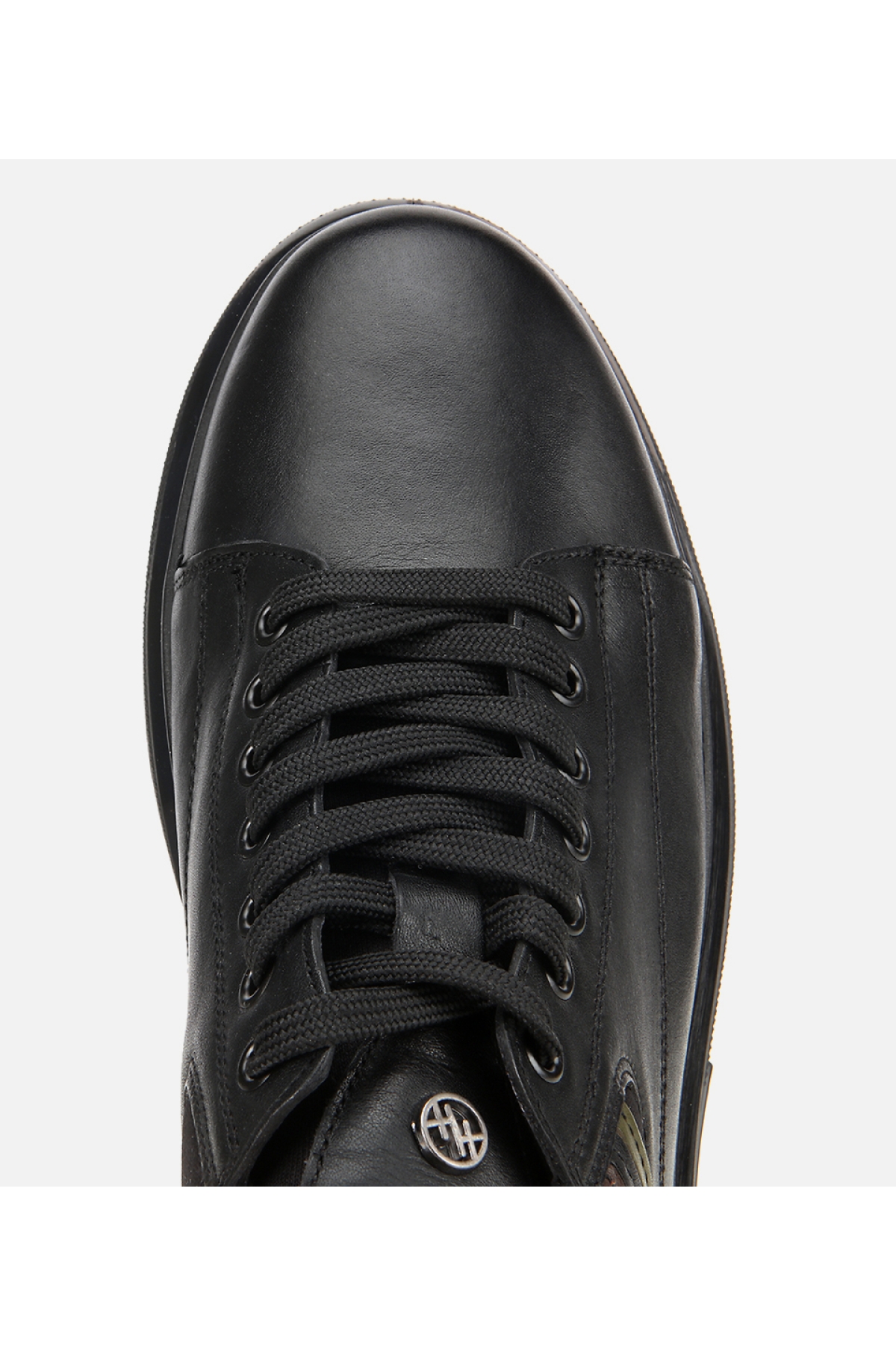 Erkek Deri Siyah Yumuşak Dokulu Esnek Tabanlı Spor Ayakkabı - Görsel 5