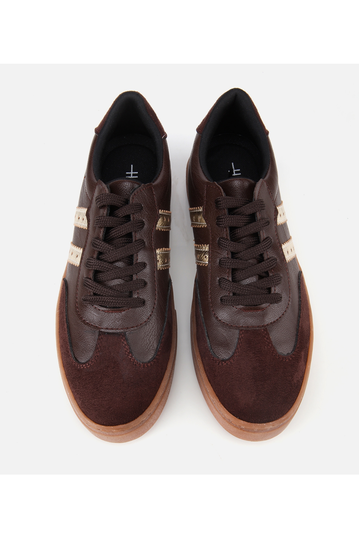 Kadın Kahverengi Düz Spor Ayakkabı - Görsel 6