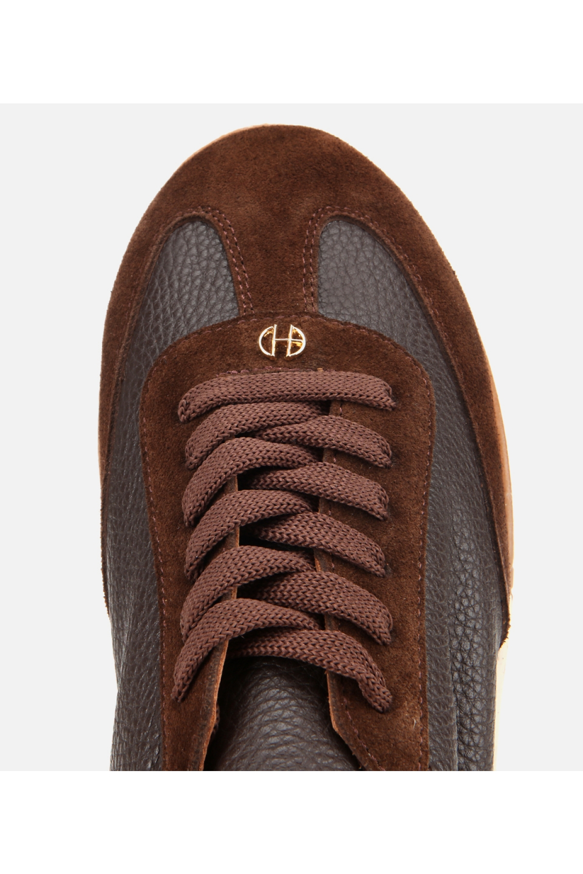 Kadın Deri Kahverengi Esnek Tabanlı Spor Ayakkabı - Görsel 5