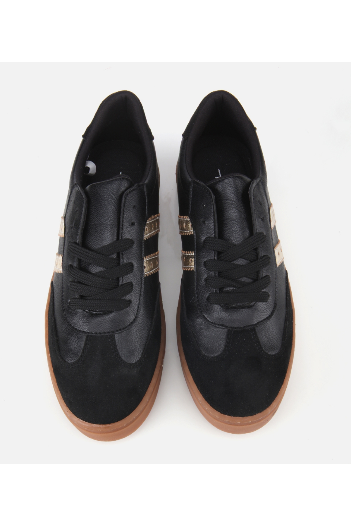 Kadın Siyah Düz Spor Ayakkabı - Görsel 6