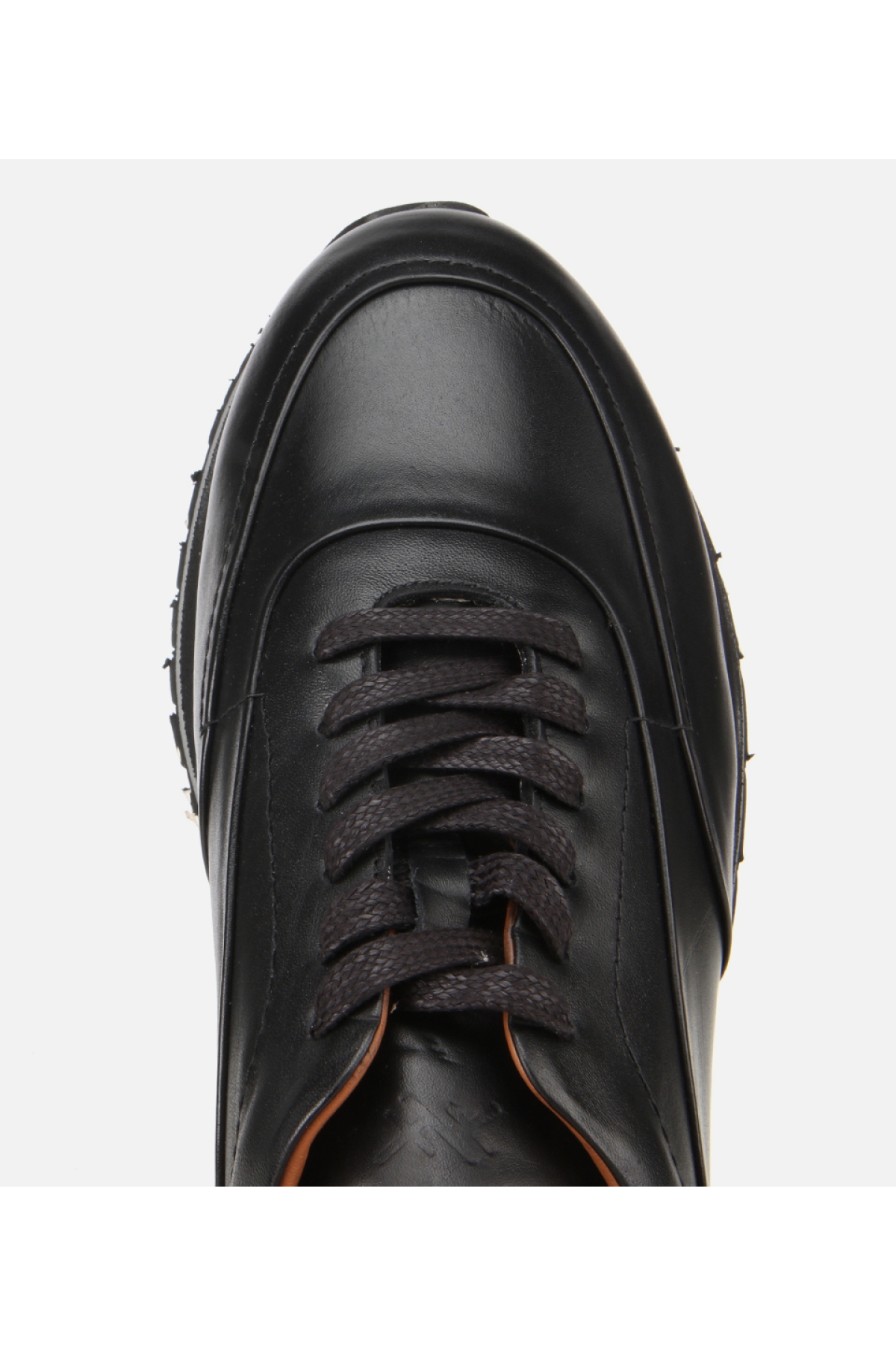 Erkek Deri Siyah Yumuşak Dokulu Spor Ayakkabı - Görsel 5