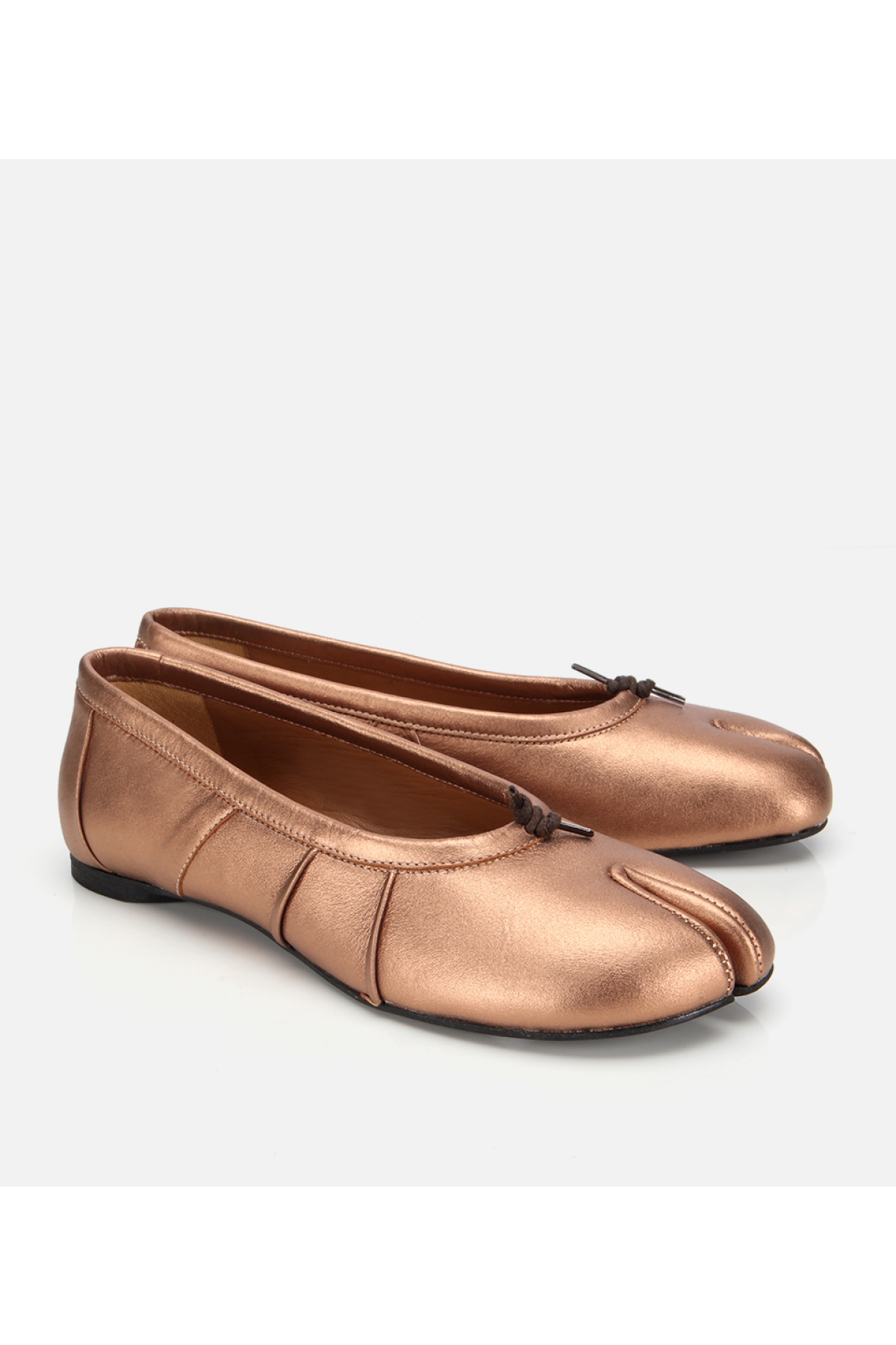 Kadın Deri Bronz Ön Detaylı Babet - Görsel 2