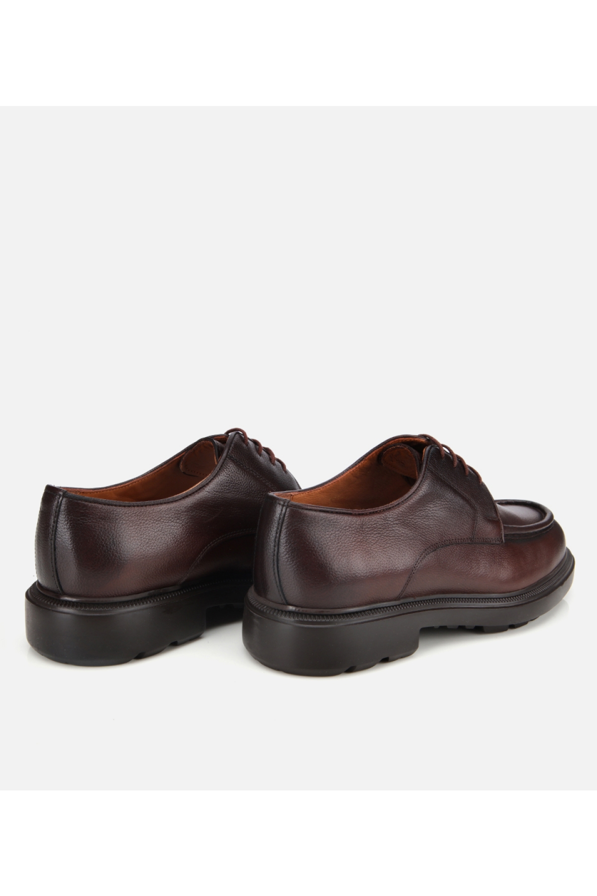 Erkek Deri Kahverengi Yumuşak Dokulu Klasik Ayakkabı - Görsel 4