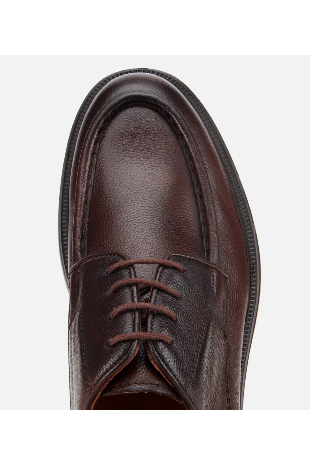 Erkek Deri Kahverengi Yumuşak Dokulu Klasik Ayakkabı - Görsel 5