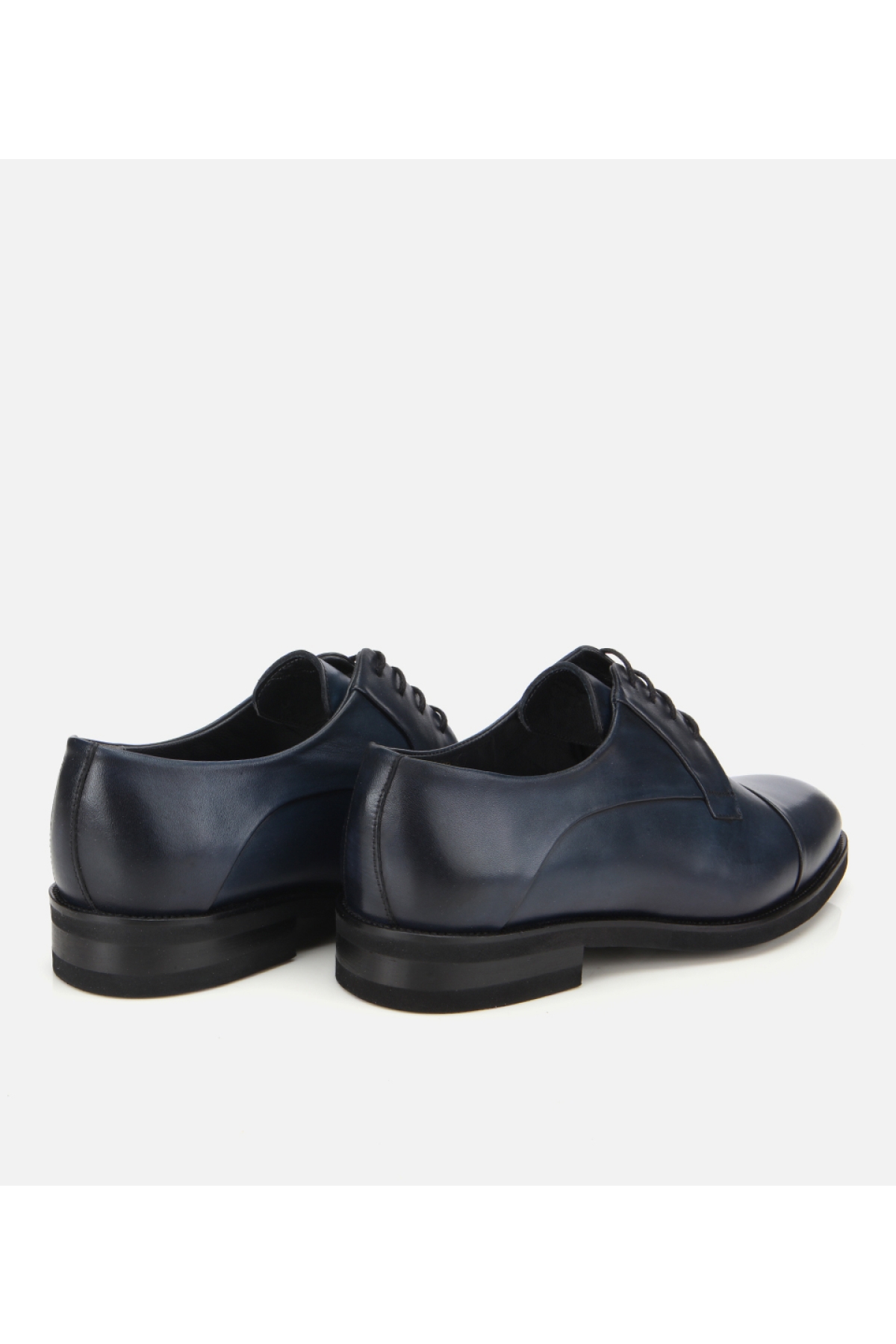 Erkek Deri Lacivert Bağcıklı Klasik Ayakkabı - Görsel 4