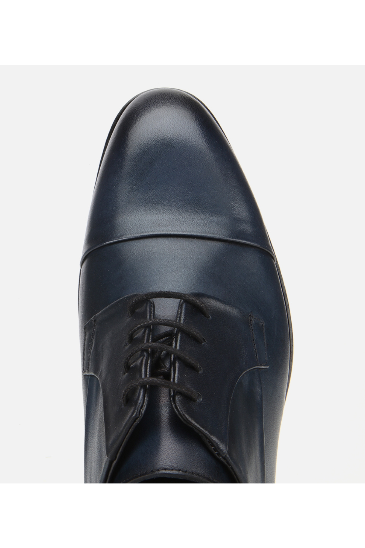 Erkek Deri Lacivert Bağcıklı Klasik Ayakkabı - Görsel 5