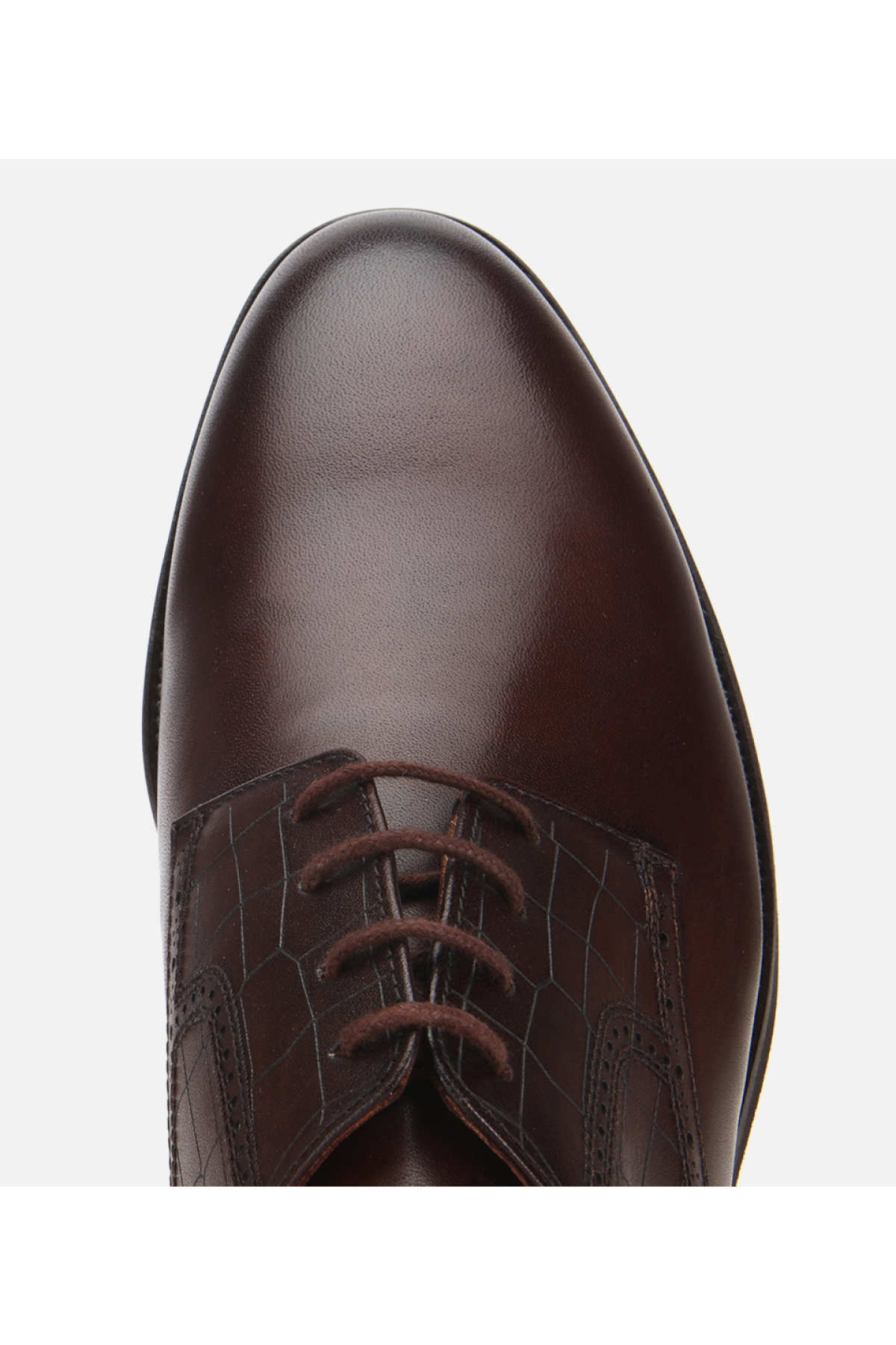 Erkek Deri Kahverengi Klasik Ayakkabı - Görsel 5