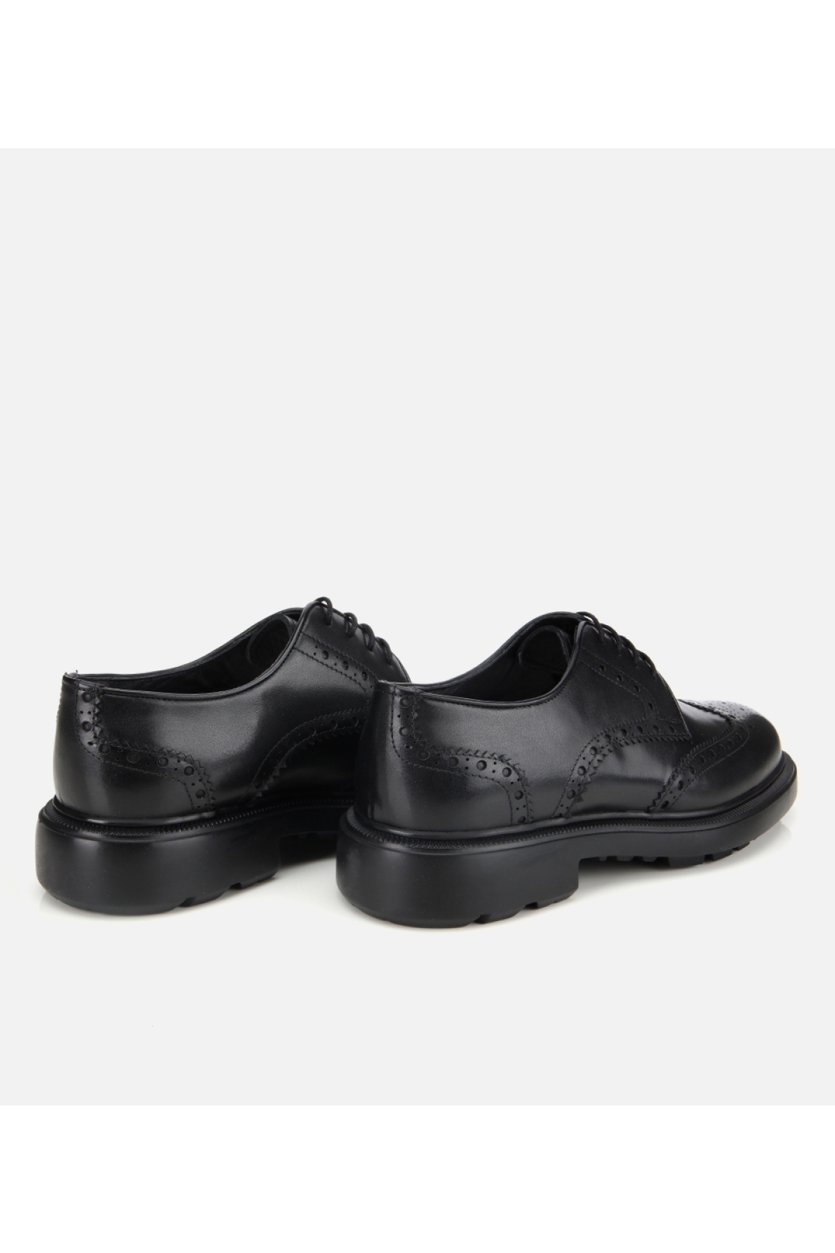 Erkek Deri Siyah Rahat Klasik Ayakkabı - Görsel 4