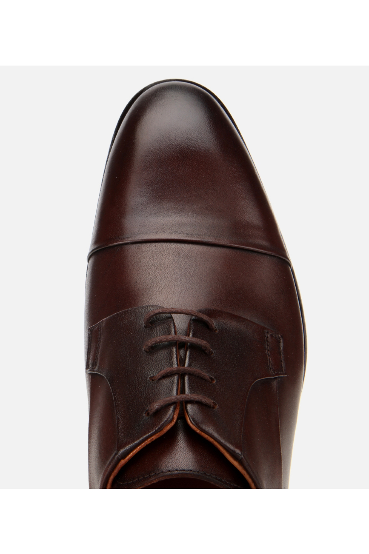 Erkek Deri Kahverengi Bağcıklı Klasik Ayakkabı - Görsel 5