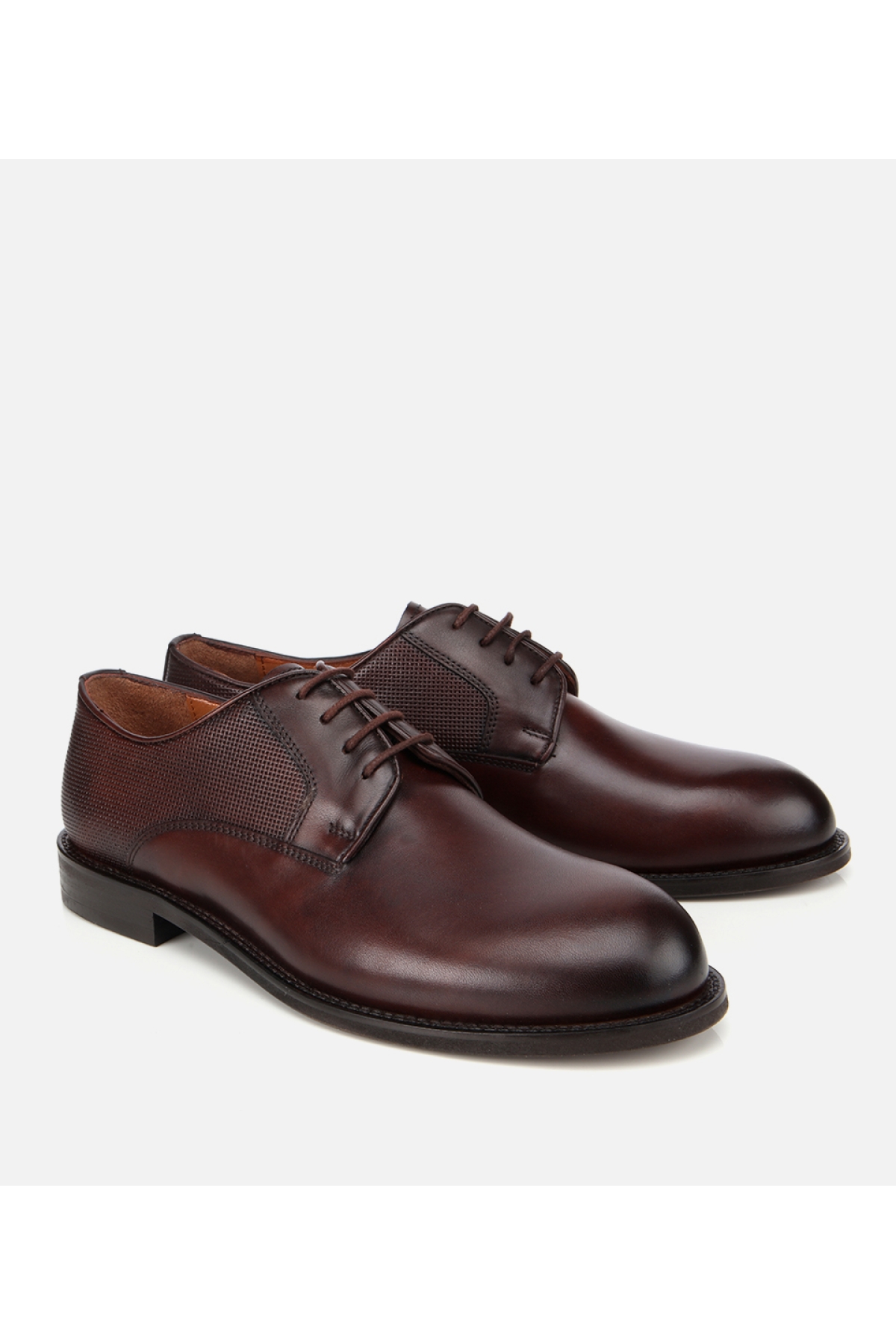 Erkek Deri Kahverengi Klasik Ayakkabı - Görsel 2