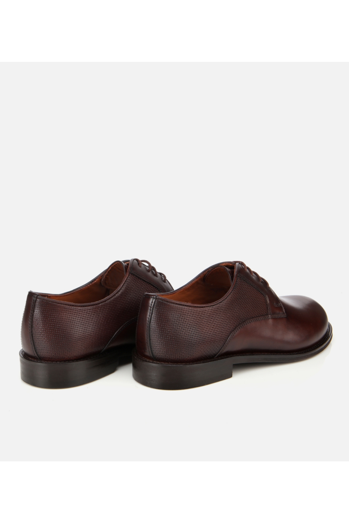Erkek Deri Kahverengi Klasik Ayakkabı - Görsel 4