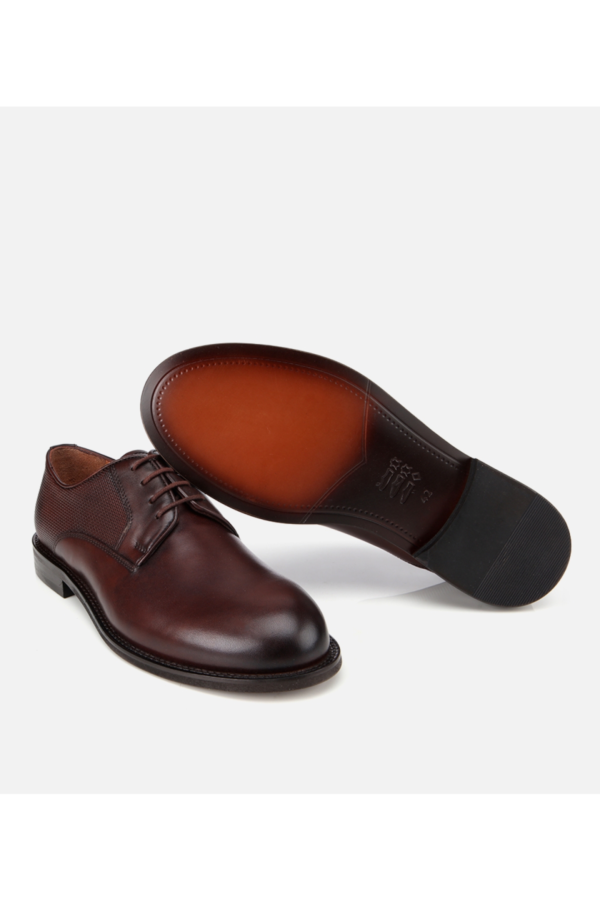 Erkek Deri Kahverengi Klasik Ayakkabı - Görsel 6