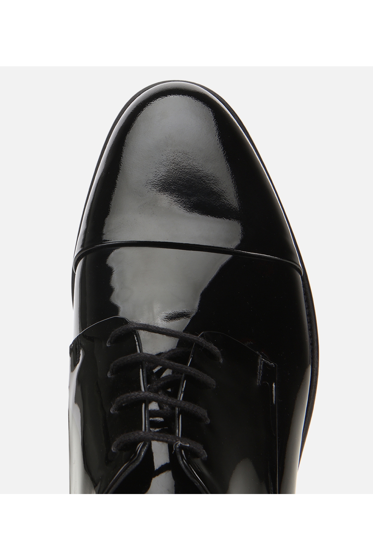 Erkek Rugan Deri Siyah Klasik Ayakkabı - Görsel 5