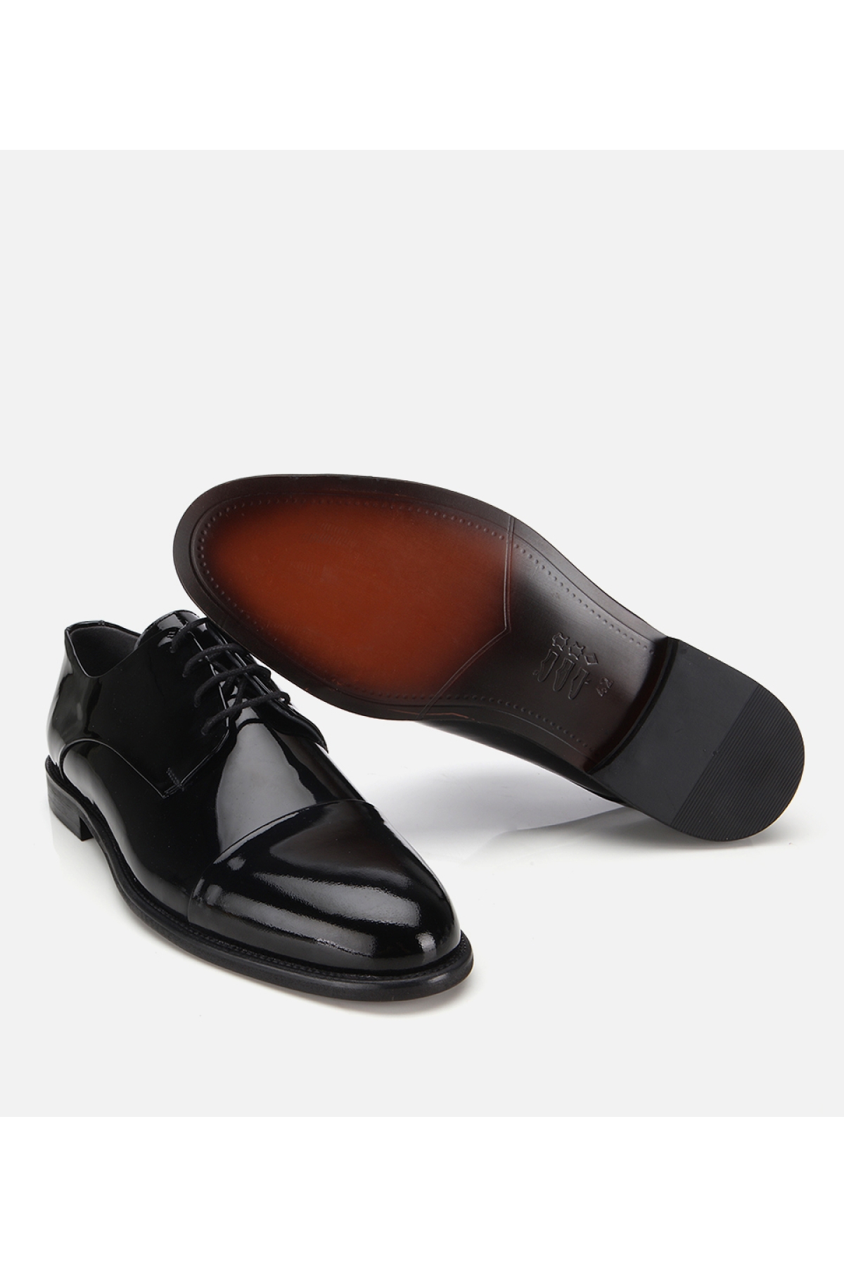 Erkek Rugan Deri Siyah Klasik Ayakkabı - Görsel 6