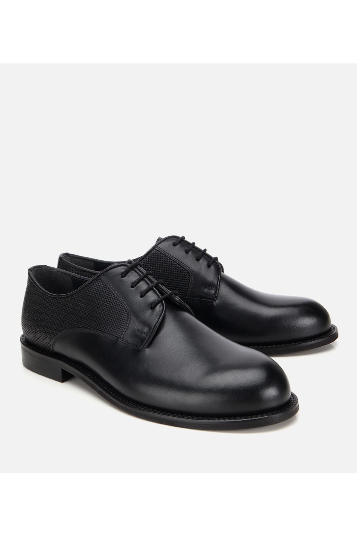 Erkek Deri Siyah Klasik Ayakkabı - Görsel 2