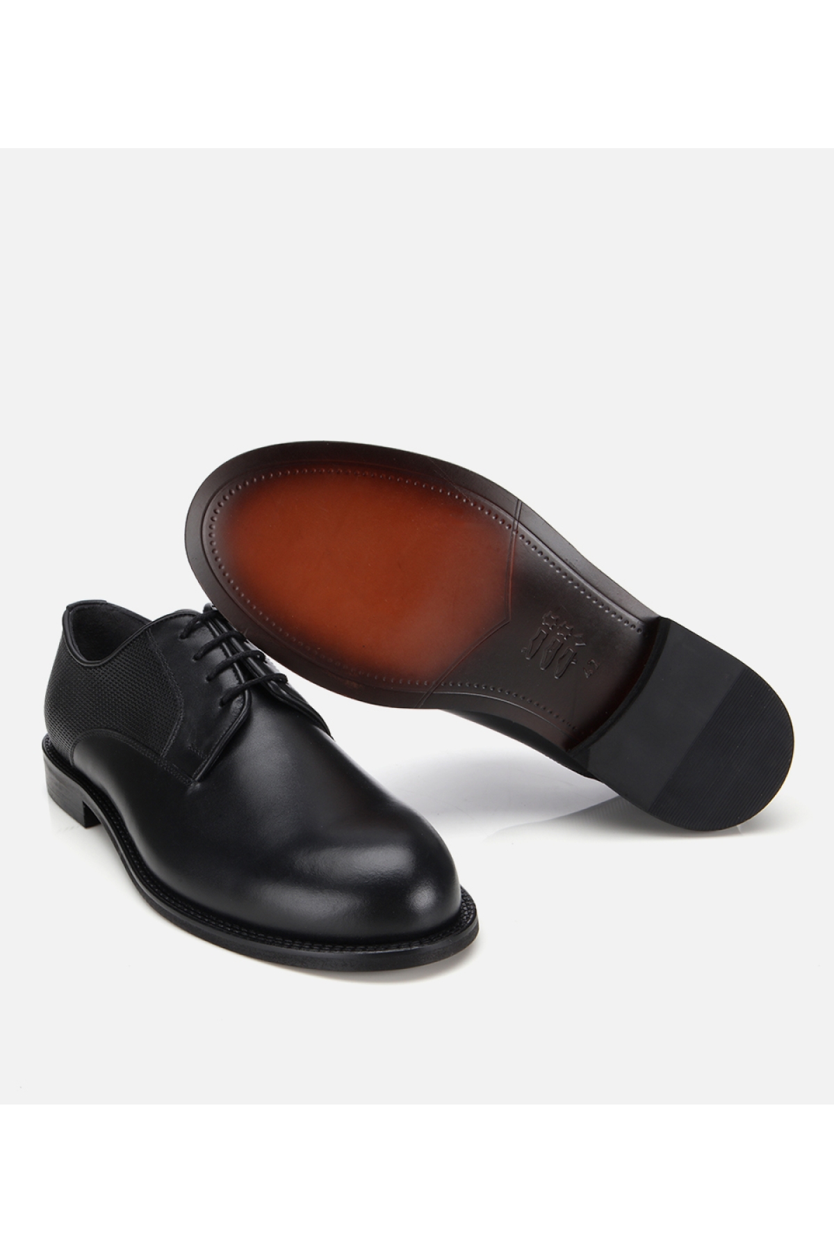 Erkek Deri Siyah Klasik Ayakkabı - Görsel 6