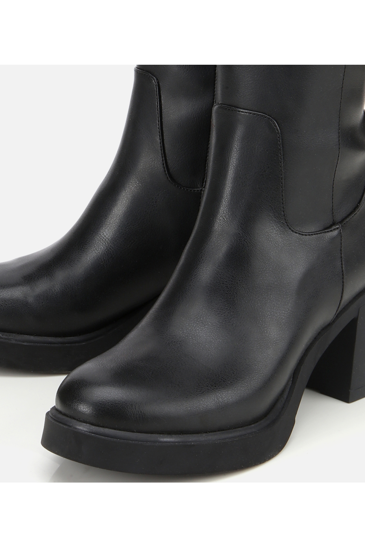 Kadın Siyah Yüksek Topuklu Çizme - Görsel 3