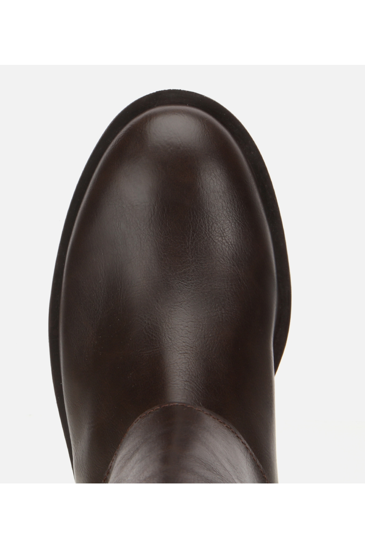 Kadın Kahverengi Tokalı Düz Çizme - Görsel 5