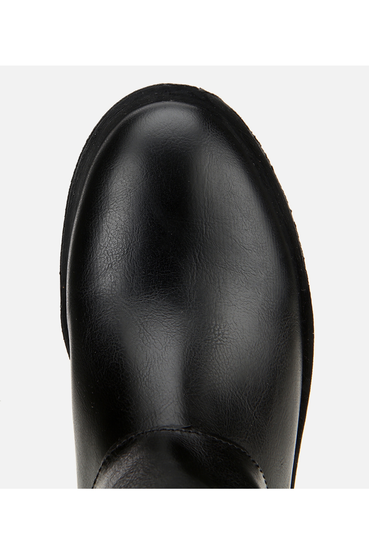 Kadın Siyah Tokalı Düz Çizme - Görsel 5