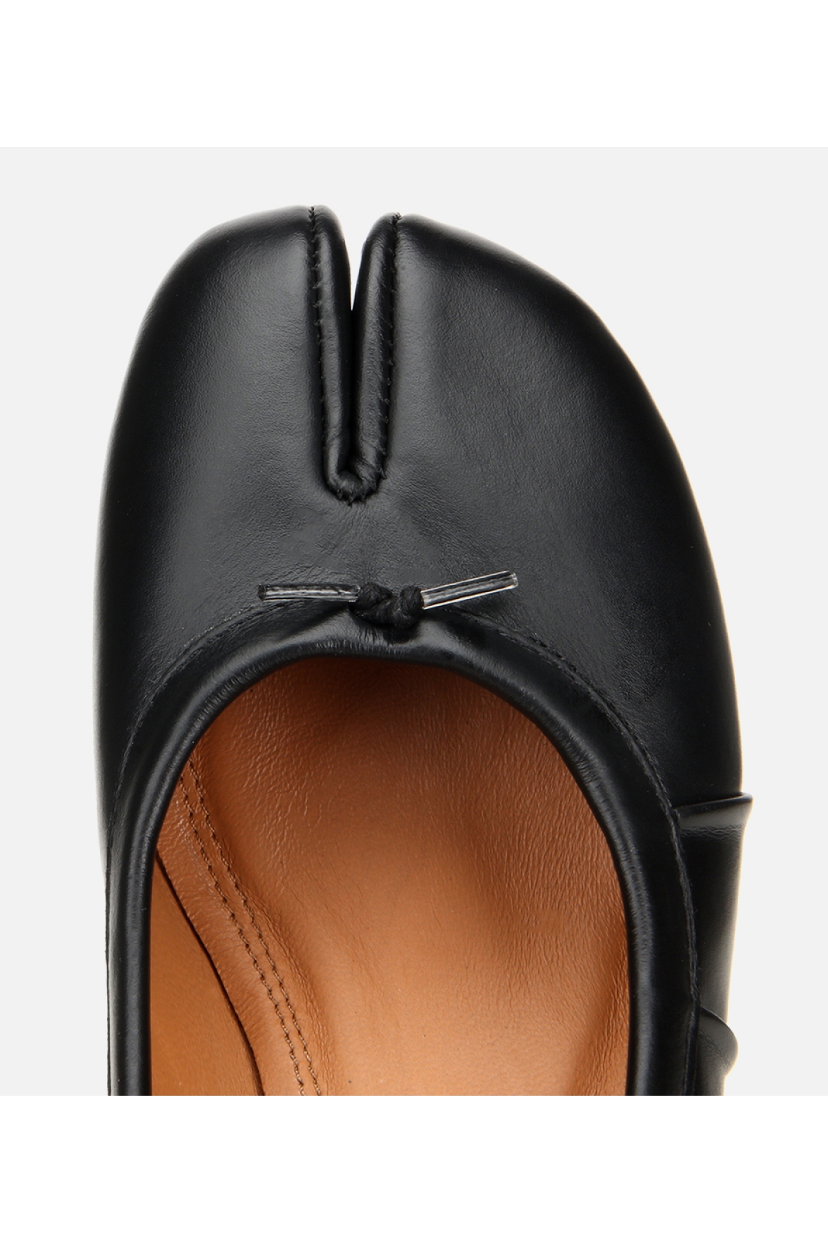 Kadın Deri Siyah Blok Detaylı Kalın Topuklu Ayakkabı - Görsel 5