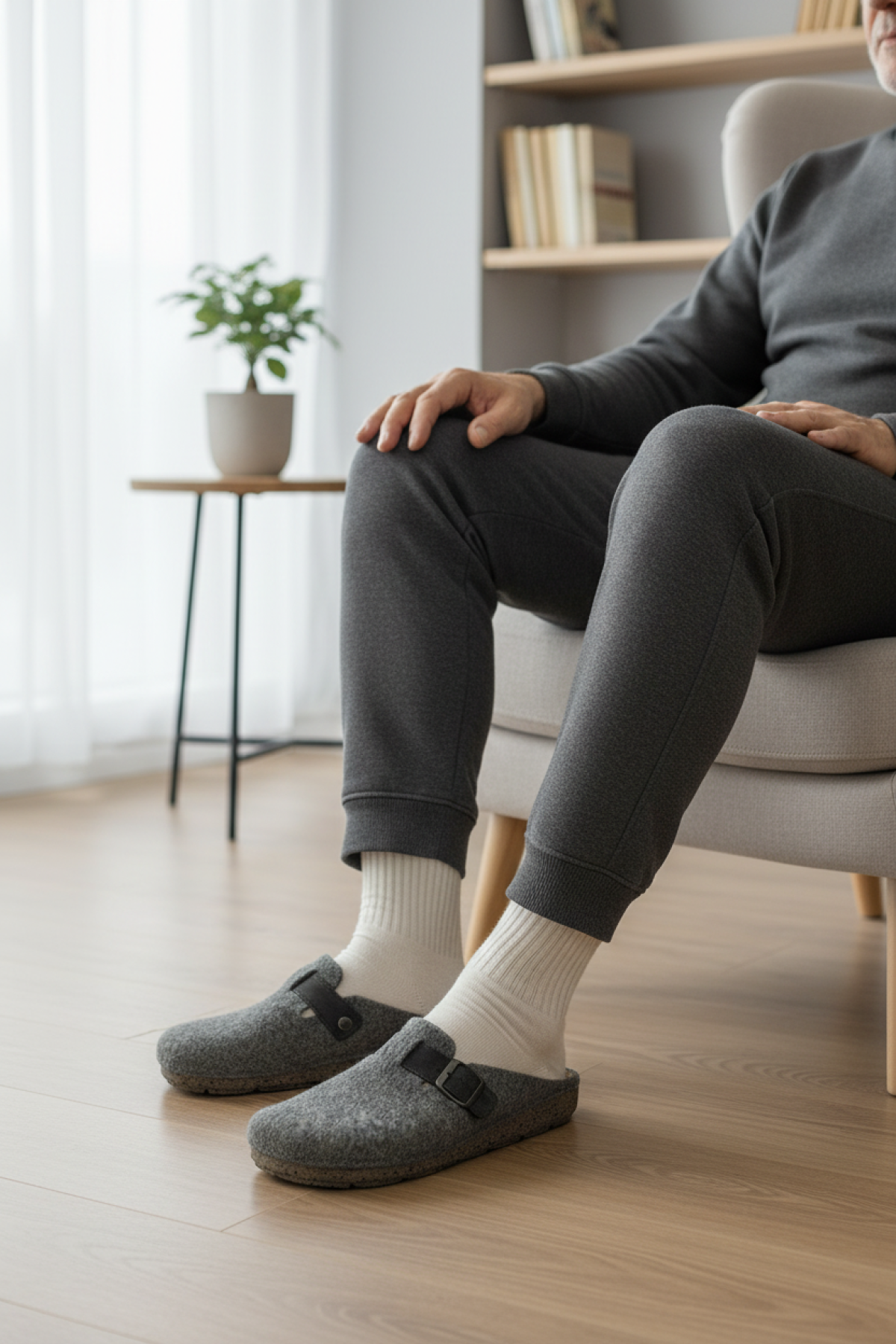 Polaris 610017.M5PR GRI Erkek Önü Kapalı Ayakkabı - Görsel 3