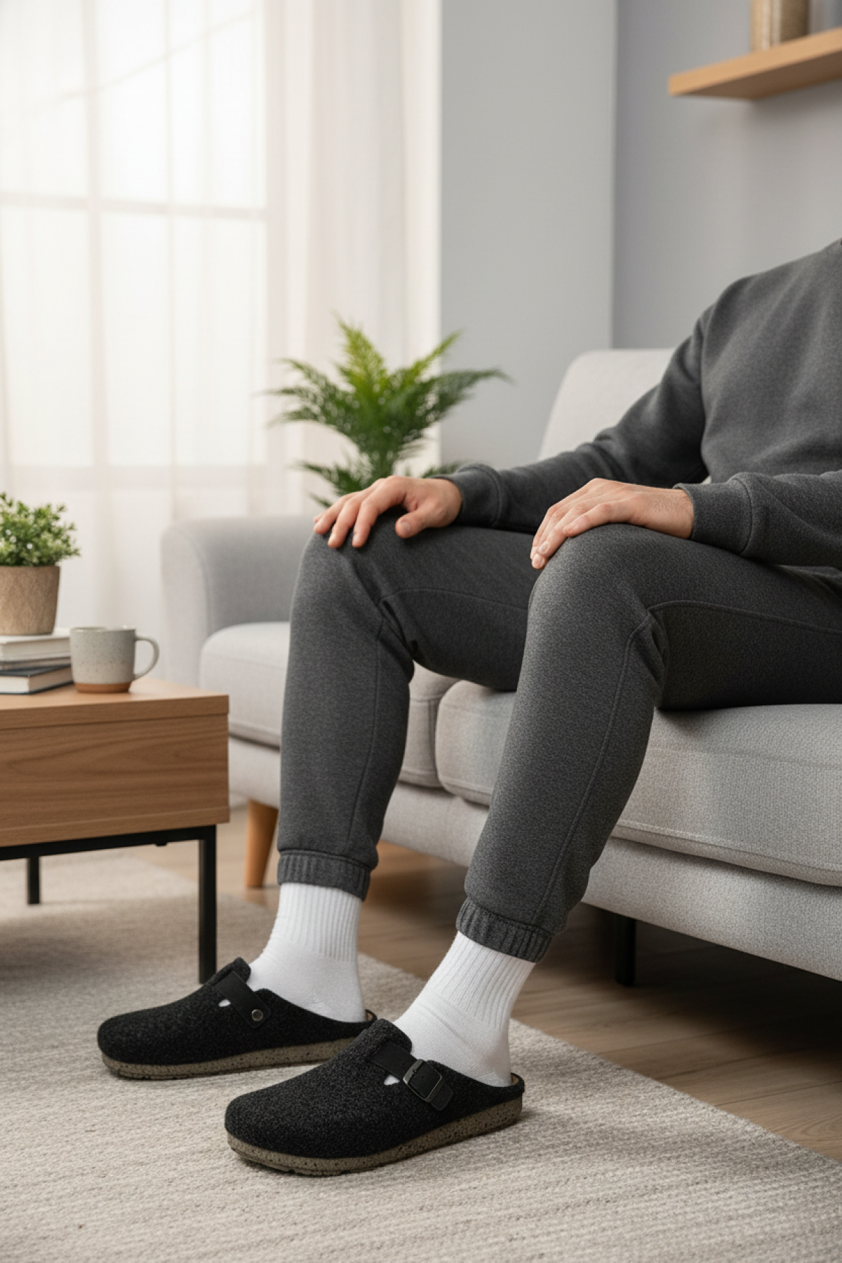 Polaris 610017.M5PR Siyah Erkek Önü Kapalı Ayakkabı - Görsel 3