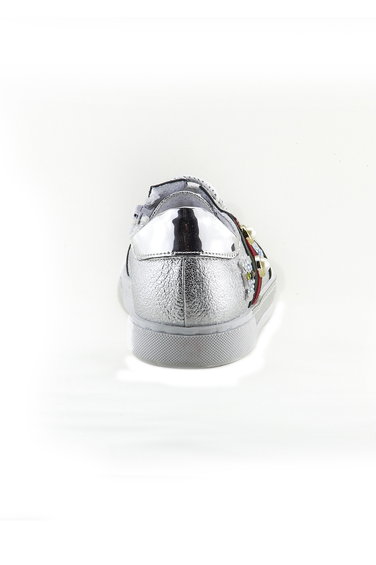 Kız Çocuk Gümüş Ortopedik Destekli Çocuk Ayakkabı - Görsel 5