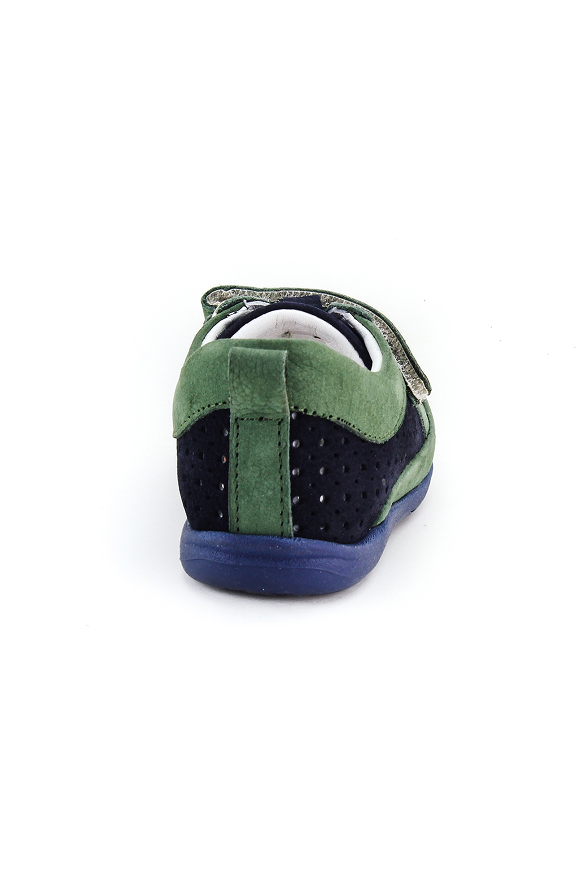 Unisex Çocuk Laci-Yeşil Deri Ortopedik Destekli İlk Adım Ayakkabı - Görsel 5